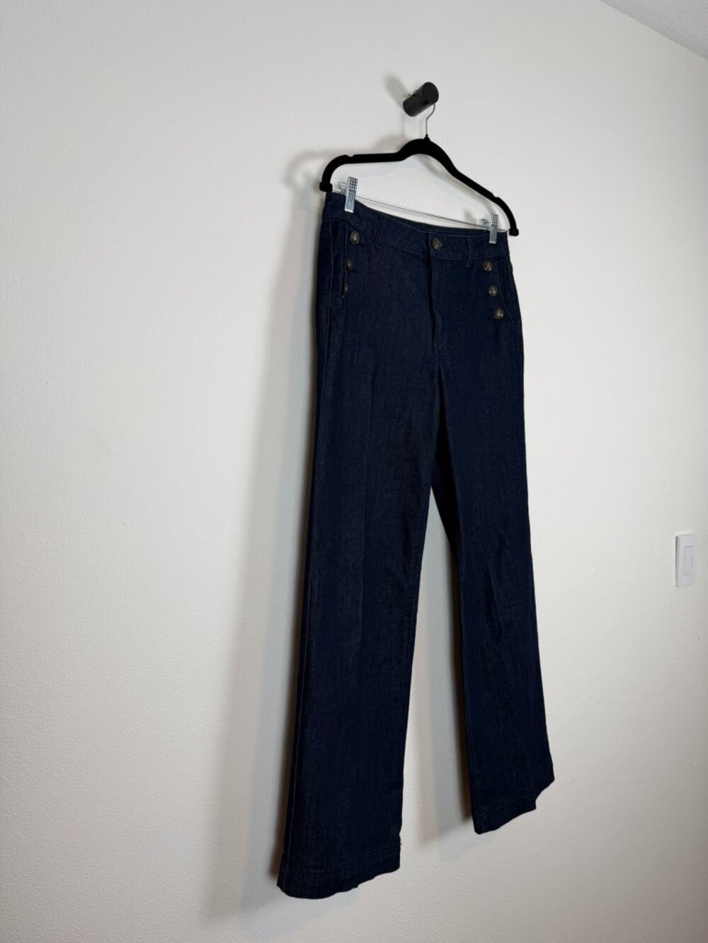 Rachel Zoe Sailor Wide Leg Jeans Women’s Size 6 Dark Wash High Rise Stretch